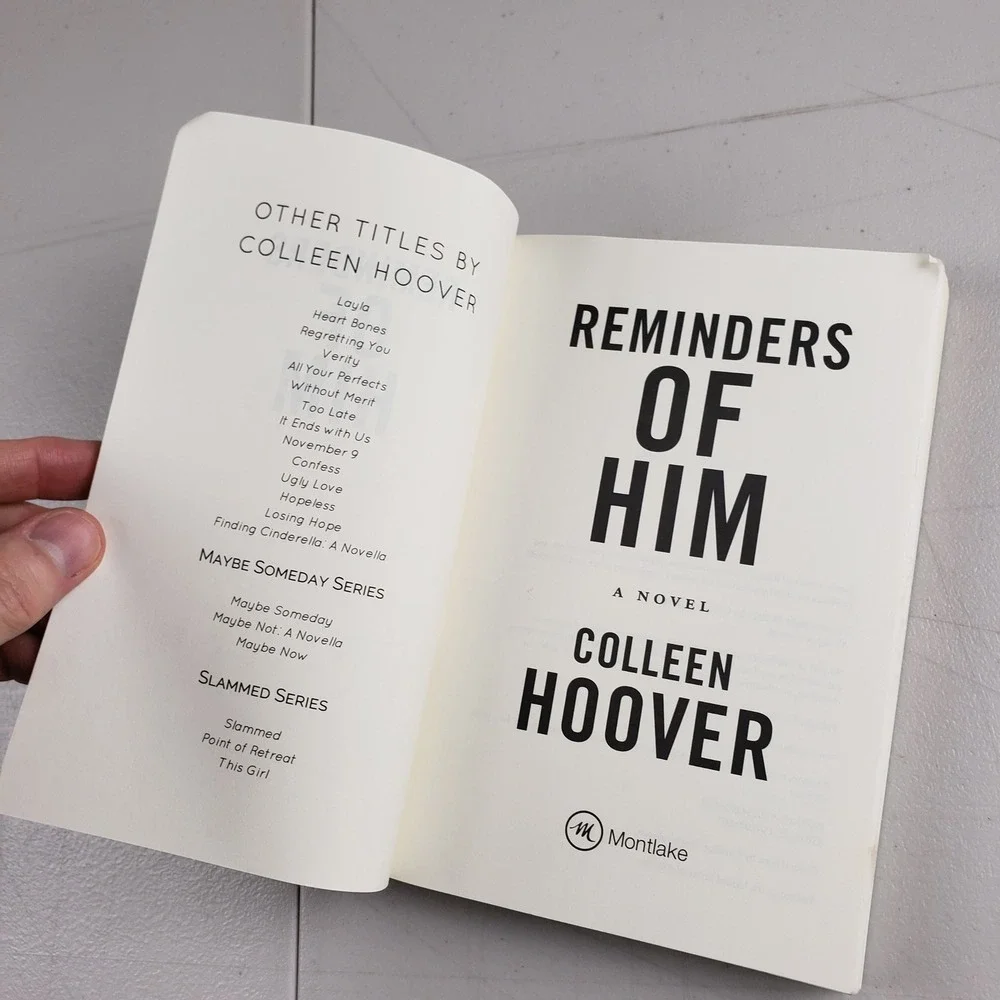 Reminders of Him by Colleen Hoover Paperback 2022 Contemporary Romance Novel